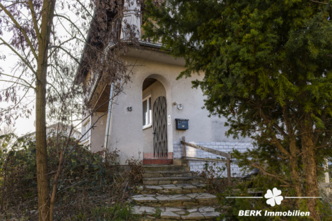 BERK Immobilien – Großzügig wohnen mit Burgblick: Einfamilienhaus auf weitläufigem Grundstück - Hauseingang (119519)