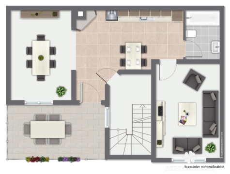 BERK Immobilien – Wohnung gesucht? Entdecken Sie dieses Einfamilienhaus in Hörstein - Obergeschoss (125808)