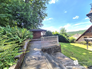 *VERKAUFT* BERK Immobilien – bezugsfertiges Siedlungshaus mit Charme und Naturnähe in Mömbris Dörnsteinbach - Gartenhaus/Terrasse (105002)