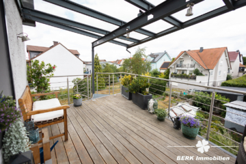 *VERKAUFT* BERK Immobilien – kleine Oase mit viel Platz: top gepflegtes ZFH in Mainaschaff - OG Terrasse (105072)