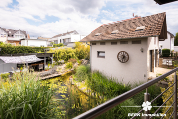 *VERKAUFT* BERK Immobilien – kleine Oase mit viel Platz: top gepflegtes ZFH in Mainaschaff - EG Terrasse (105084)