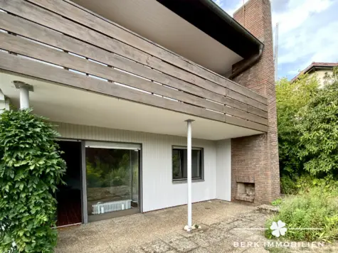BERK Immobilien – Wohnen mit Weitblick und großem Garten in Grünmorsbach - Terasse Gartengeschoss (131500)