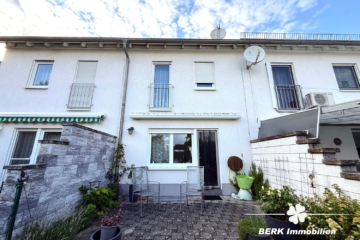 BERK Immobilien – Ruhig gelegenes Reihenhaus mit Terrasse & kleinem Garten in Großostheim Ringheim - Rückansicht (105897)