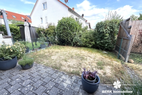 BERK Immobilien – Ruhig gelegenes Reihenhaus mit Terrasse & kleinem Garten in Großostheim Ringheim - Garten (115513)
