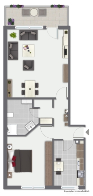 BERK Immobilien – Attraktive 2-Zimmer-Wohnung mit Balkon in Karlstein-Großwelzheim - Wohnung-immoGrafik-Exposeplan-36192013301-K1-DINA4 (110997)