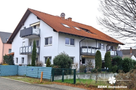 BERK Immobilien – Gepflegte 3-Zimmer-Wohnung in Obernau/Aschaffenburg - Außenansicht (115970)