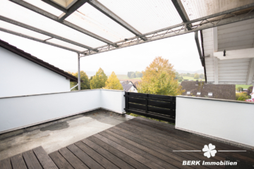 BERK Immobilien – Traumhafte 5-Zimmer Maisonette Wohnung in bevorzugter Lage von Schaafheim/ Radheim - Dachterrasse (107599)