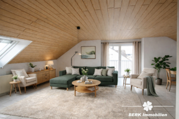 BERK Immobilien – gepflegte und gut geschnittene 4-Zimmer-ETW in bester Lage von Kleinostheim - Ki- generiertes Musterbild- Wohnbereich (111724)