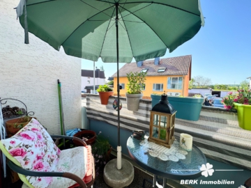 BERK Immobilien – Charmante 2-Zimmer-Wohnung mit großer Loggia in Dietzenbach - Loggia (104763)