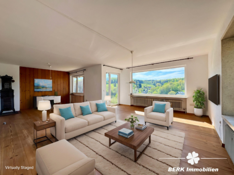 RESERVIERT – BERK Immobilien – Charmantes Einfamilienhaus in idyllischer Hanglage von Rothenbuch - KI generiertes Einrichtungsbeispiel (117661)