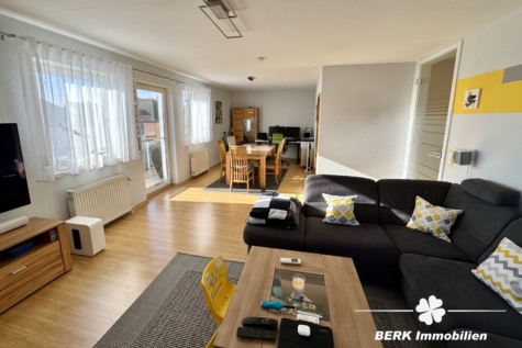 RESERVIERT – BERK Immobilien – großzügige Eigentumswohnung in zentraler Lage von Walldürn - Wohn-u. Essbereich (118368)