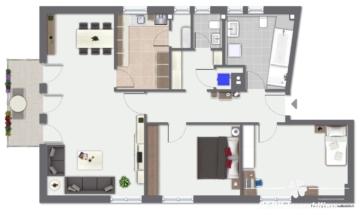 BERK Immobilien – großzügige Eigentumswohnung in zentraler Lage von Walldürn - immoGrafik - Grundriss (110967)