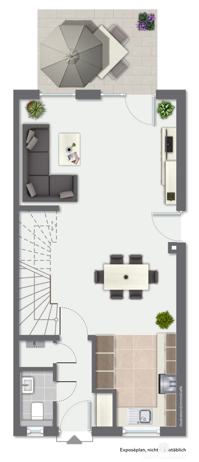 Erdgeschoss Rechts-immoGrafik-Exposeplan-36192013101-DINA4