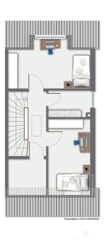 BERK Immobilien – moderne Neubau-Doppelhaushälfte in Sailauf. Ideal für Familien, mit förderfähigem KfW40-Standard - Dachgeschoss Rechts-immoGrafik-Exposeplan-36192013103-DINA4 (118979)