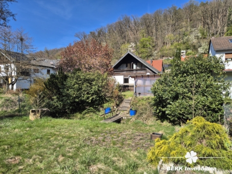 BERK Immobilien – naturnah & zentral: Ein- bis Zweifamilienhaus mit tollem Schnitt & sonnigem Grundstück in Gailbach - Garten/Grundstück (125390)
