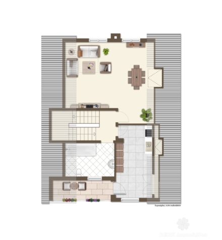 BERK Immobilien – Charmantes Einfamilienhaus mit Doppelgarage und großem Grundstück in Mainaschaff - Grundriss DG (vis.) (116896)