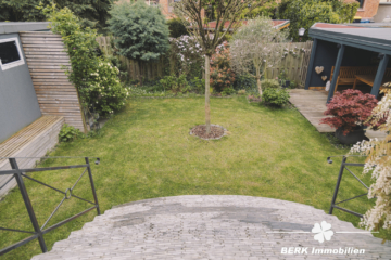 BERK Immobilien – charmante Stilaltbau-Villa mit 3,5 Einheiten in top Lage von HU, direkt an der Kinzig - Treppenabgang Garten (107321)