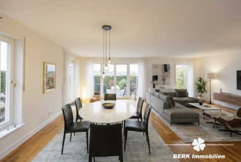 BERK Immobilien – Licht, Ruhe & Weitblick: Ihr neues Zuhause in bester Lage von Haibach - KI-generiertes Einrichtungsbeispiel (118714)