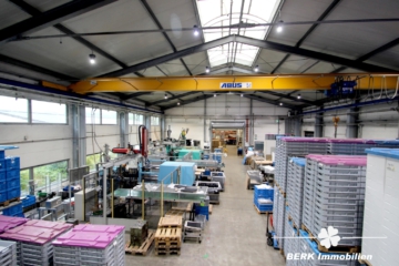 BERK Immobilien – Günstige Gelegenheit! Produktions- Lager- und Büroflächen auf insgesamt ca. 2225m² - Halle X Bj xxxx (104184)