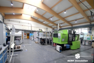 BERK Immobilien – Günstige Gelegenheit! Produktions- Lager- und Büroflächen auf insgesamt ca. 2225m² - Halle X Bj xxxx (104185)
