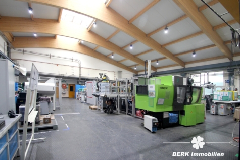 BERK Immobilien – Günstige Gelegenheit! Produktions- Lager- und Büroflächen auf insgesamt ca. 2225m² - Halle X Bj xxxx (114995)