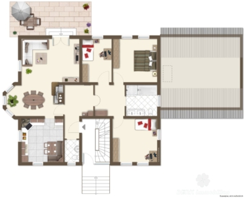 BERK Immobilien – Einfamilienhaus mit großem Garten und weiterem Ausbaupotenzial – in ruhiger Wohnlage von Kleinkahl - EG (106366)